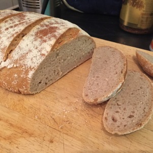 Week 2 - large sourdough loaf.