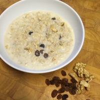 walnut raisin porridge 3